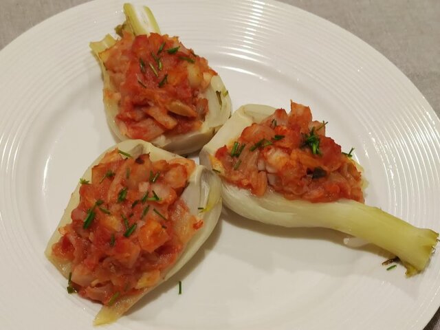 photo de Fenouils farcis aux crevettes