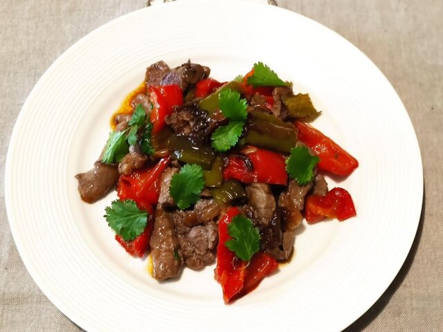 photo de Bœuf aux poivrons