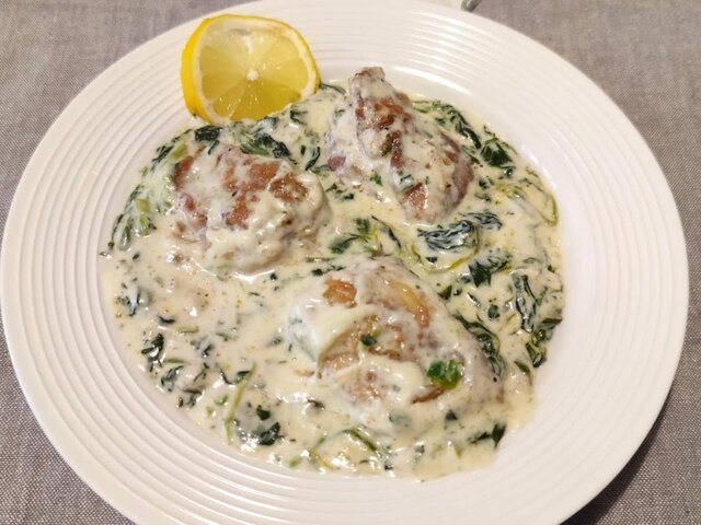 photo de Poulet crème citronnée