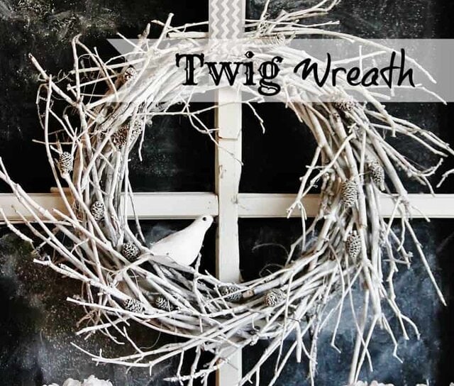 Diy Winter White Twig Wreath Thistlewood Farms