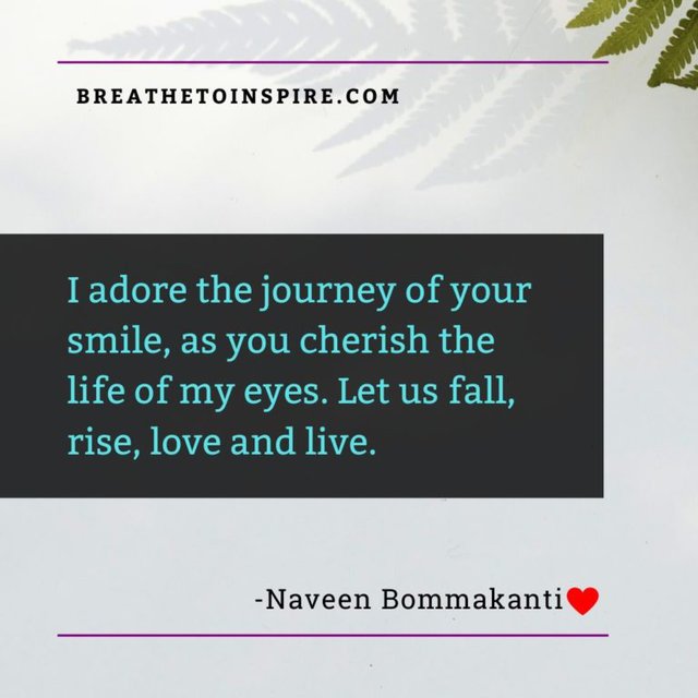 I adore the journey quotes naveen bommakanti i adore the journey-love-quotes
