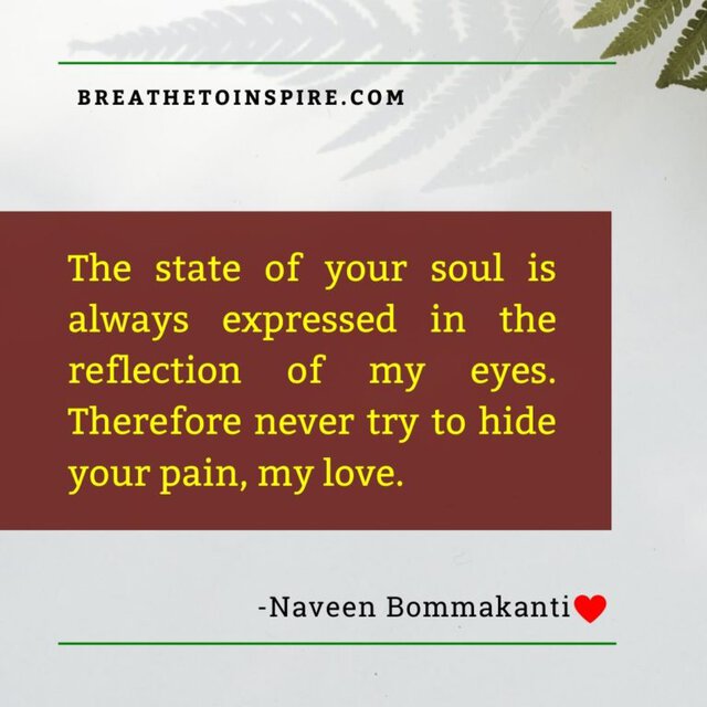 The state of your soul love quotes naveen bommakanti the state of your soul