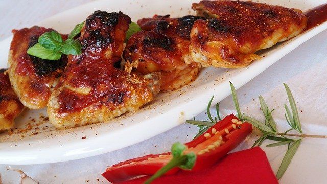 Baked crispy chicken wings