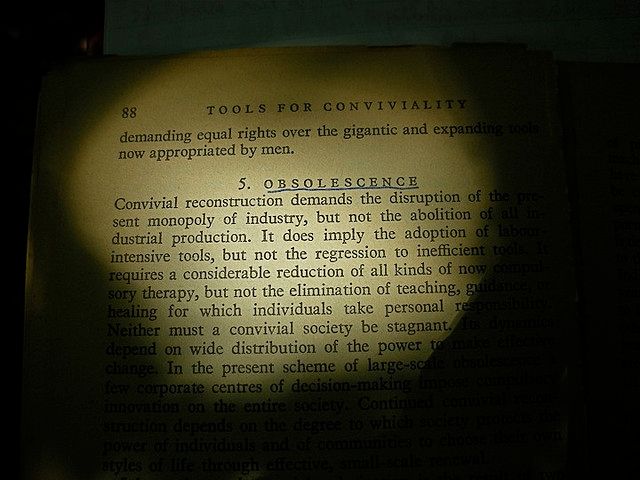 The picture 'obsolesence is by Tony Hall and is reproduced here under an Attribution-NoDerivs 2.0 Generic (CC BY-ND 2.0) Creative Commons licence. It was sourced from Flickr.