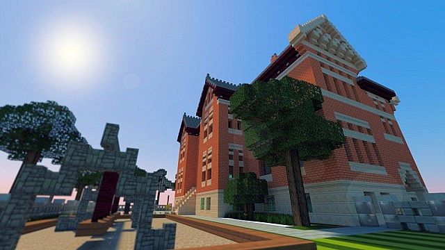 Ironhurst Elementary School minecraft building 2