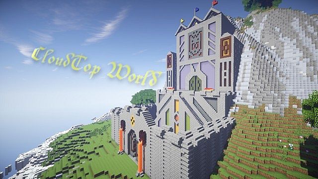 CloudTop The World Above The Clouds minecraft castle ideas