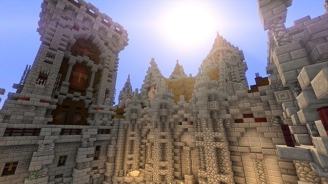Fargloom Fortress minecraft building ideas moutain midevil lava 9