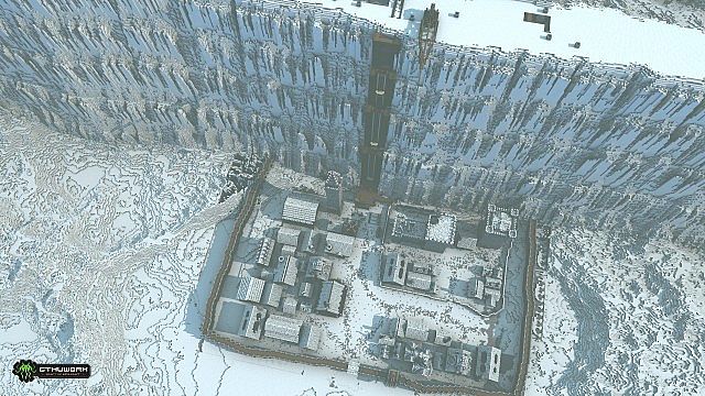 The Wall with Castle Black minecraft game of thrones download build ideas 2