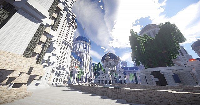 Castellum Romanorum Fantasy Roman spawn hub serer minecraft building ideas 3