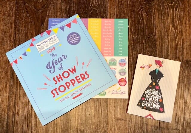 Getting Prepared for 2019 - The Year of Showstoppers calendar and Mary Poppins 2019 diary