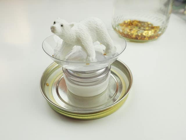 自製 金蔥雪花球玩具 1 自製玩具 金蔥雪花球 DIY Glitter Globe