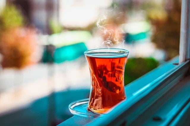cup of reishi tea cup of reishi tea