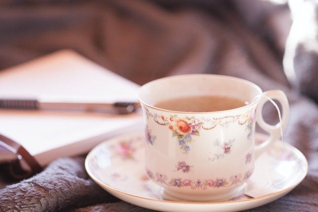 hot cup of tea hot cup of tea