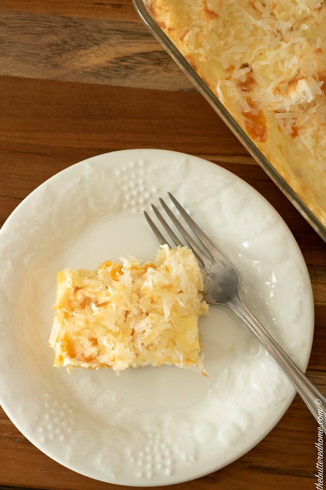Orange cheesecake bars