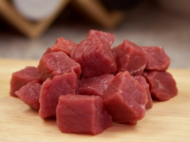 raw meat