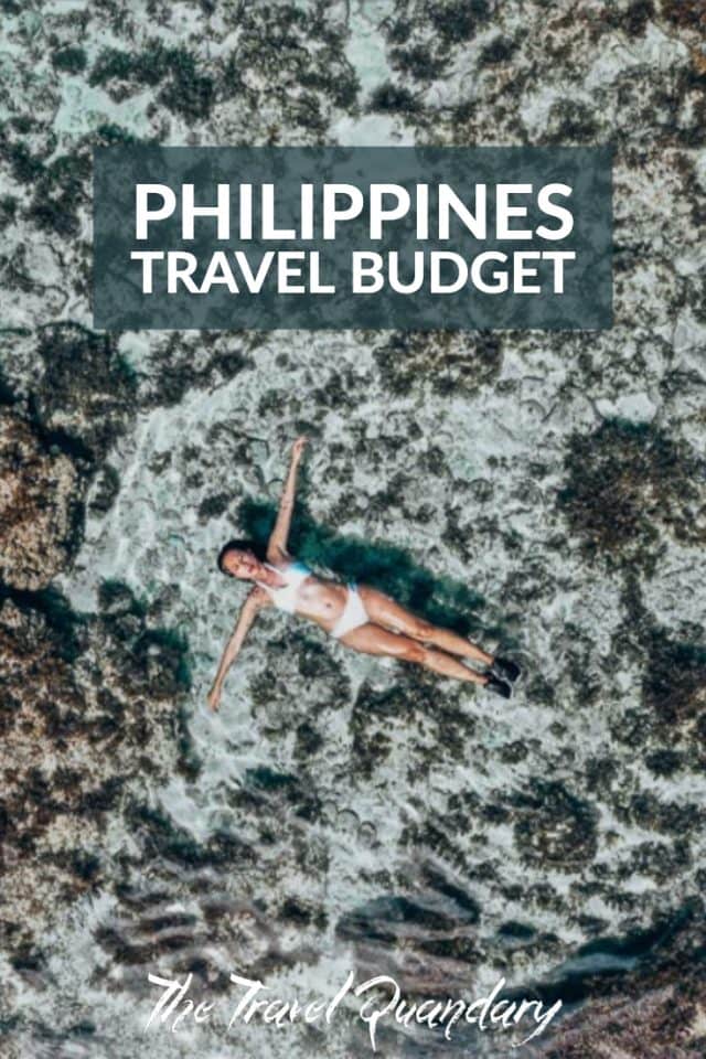 Philippines Travel Budget Pinterest Pin to Pinterest: Floating in the Magpupungko Rock Pools, Siargao - Philippines Travel Costs