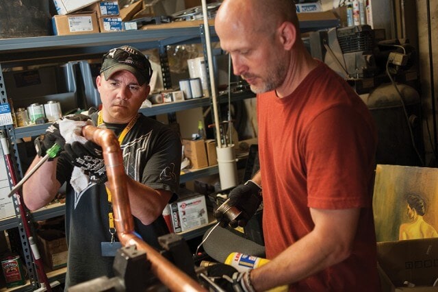 Nemecek would serve as matchmaker for facilities maintenance team co-worker Scott Miller.