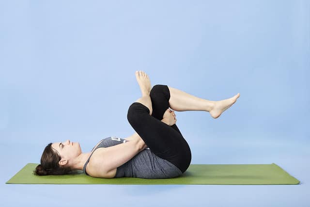 Reclining pigeon position, exercises for lower back pain