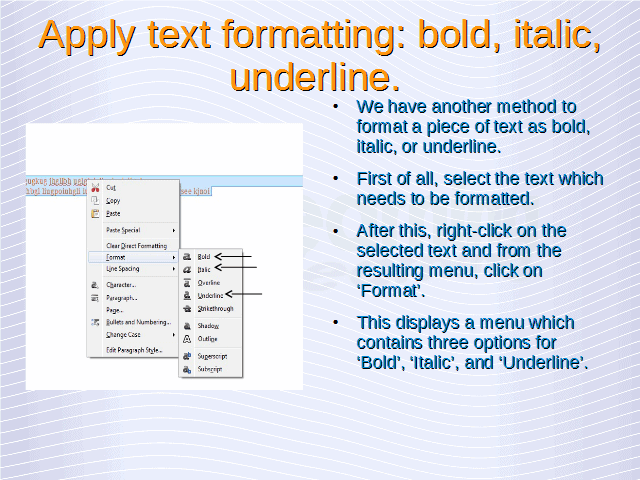 word-processing-formatting-text