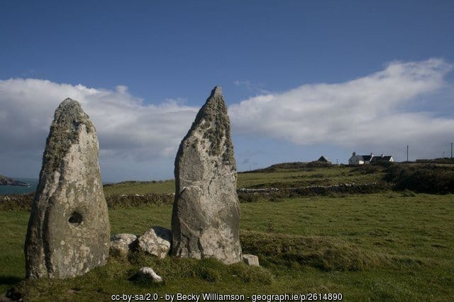 The Marriage Stones on Cape Clear Island County Cork