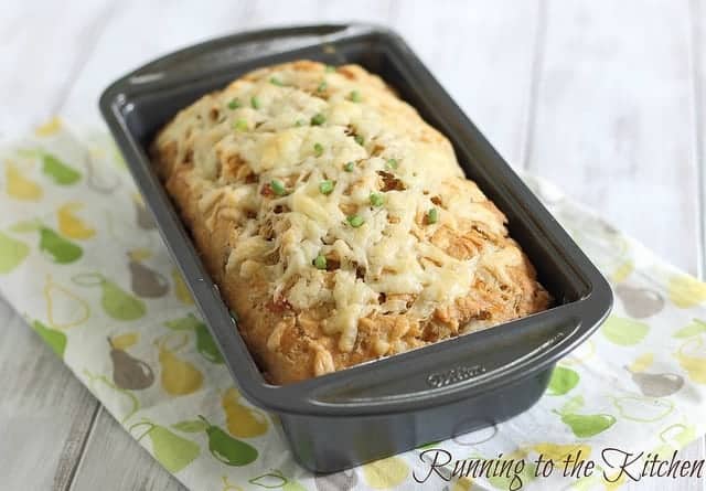 Loaded cheddar bacon bread