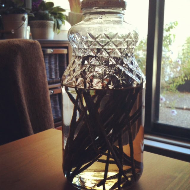 Here's Day 1 of the vanilla making process