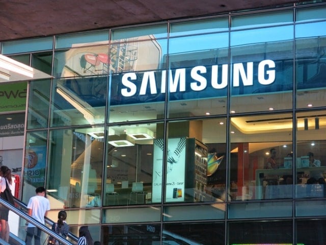 Samsung shop front