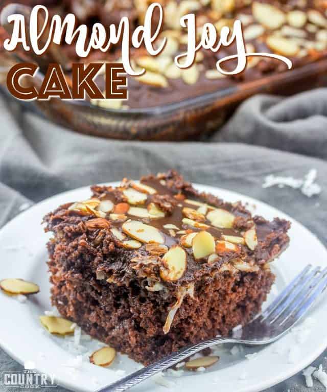 Almond Joy Cake recipe from The Country Cook