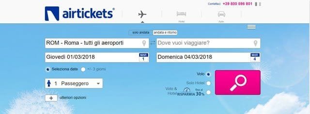 AirTickets I Migliori Siti di Voli Low Cost e Last Minute
