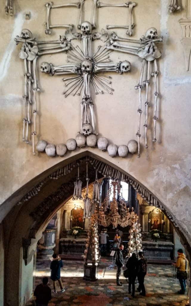 Inside of Sedlec ossuary