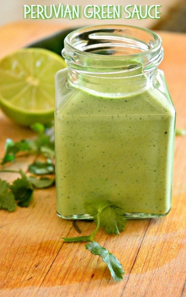 Peruvian Green Sauce and Voodoo in the Air This Is How I Cook