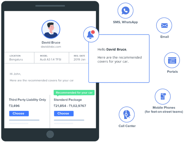 Insurance CRM - communication automation