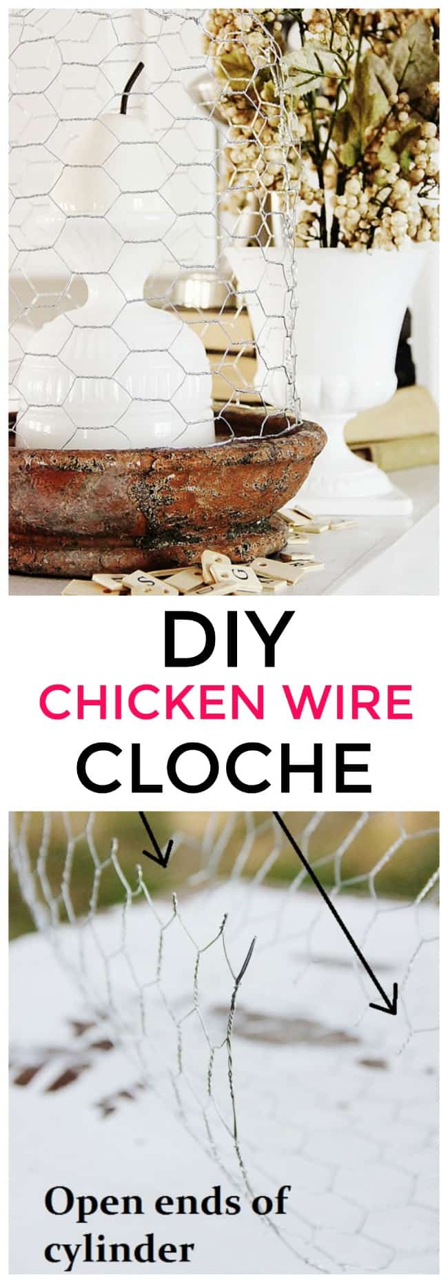 Chicken Wire Cloche You Can Diy For 1 04 Thistlewood Farm