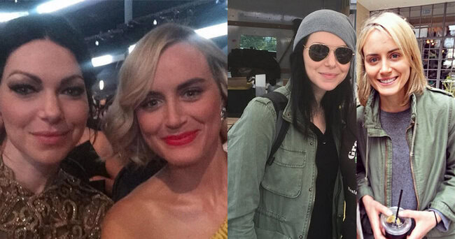 Taylor Schilling e Laura Prepon Taylor Schilling e Laura Prepon