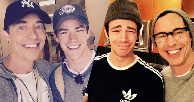 Grant Gustin e Tom Cavanag Grant Gustin e Tom Cavanag