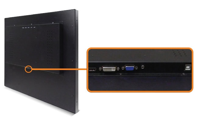 17-inch Open Frame Touch Monitor Input Source