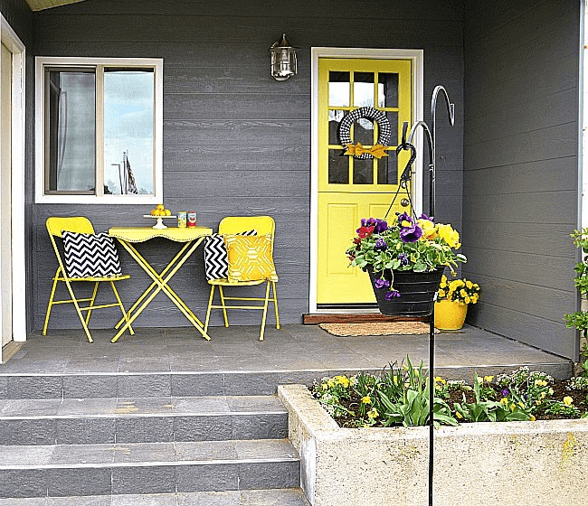 PORCH MAKEOVER AFTER POLISHED CHARM IDEAS