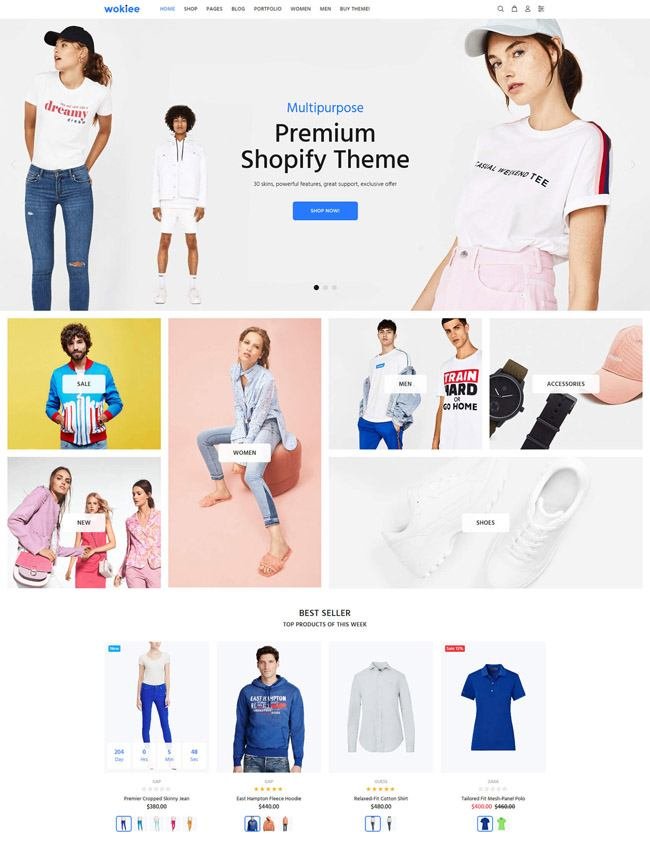 shopify theme