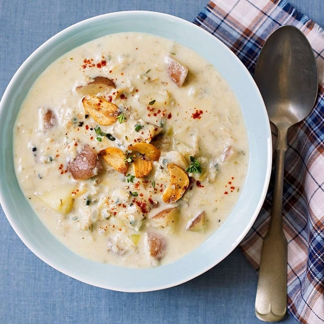 New and Improved England Clam Chowder