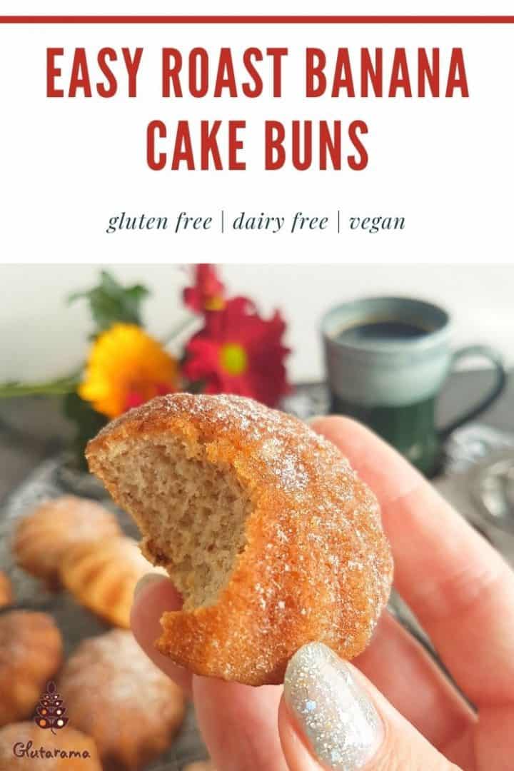 Easy Roast Banana Cake Buns