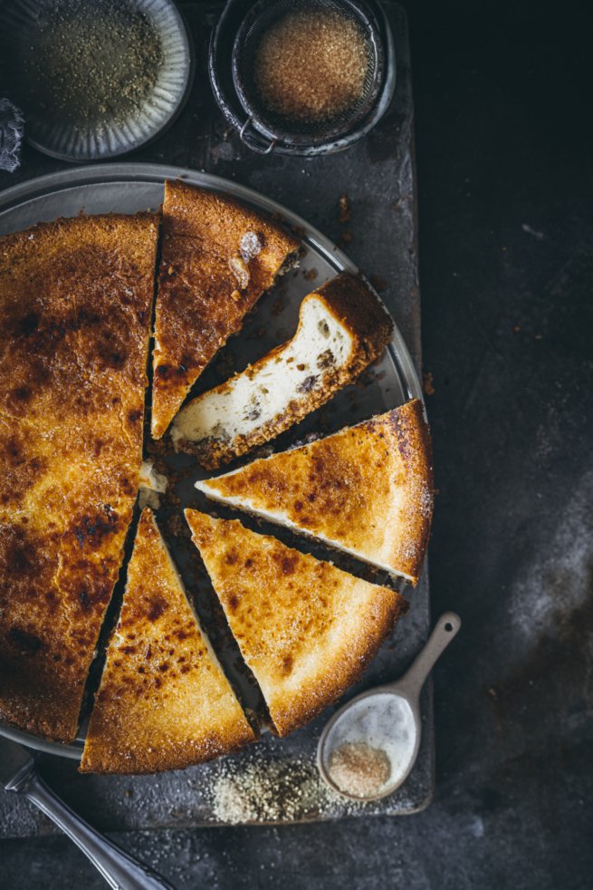 Ricotta Cheesecake mit Brandy