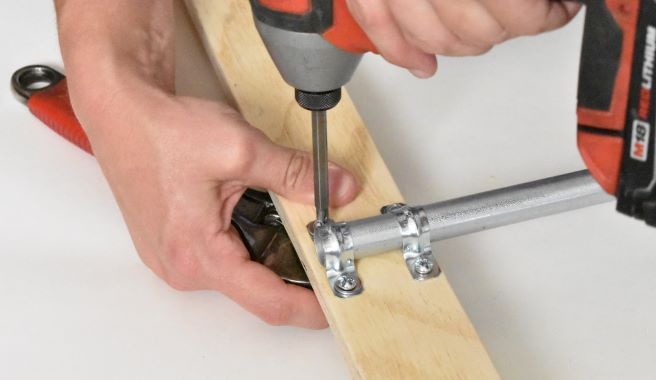 tightening hardware for overhead camera mount
