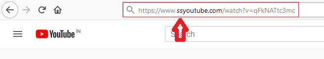 Add ss before youtube