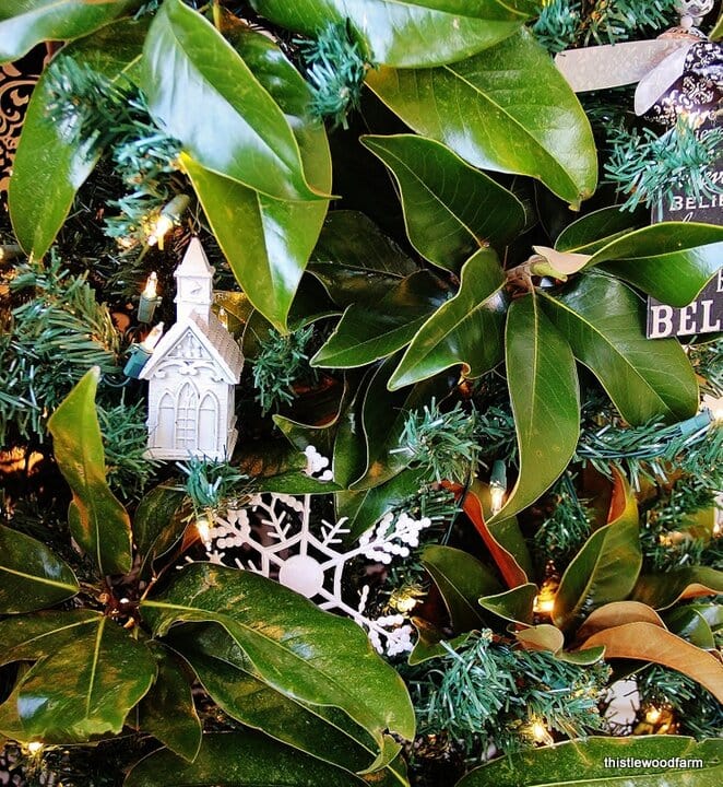 Magnolia Leaf Christmas Tree Thistlewood Farms