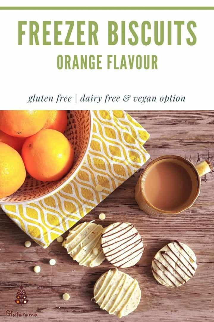 Gluten Free Orange Freezer Biscuits gluten free, dairy free and vegan