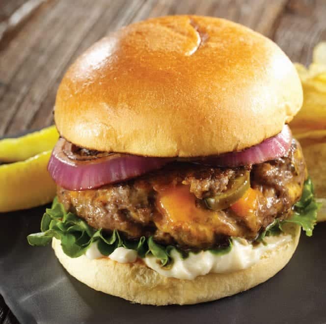 Jalapeno Stuffed Cheeseburger