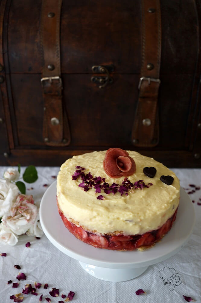 Erdbeer-Rosen-Torte - Heute vor 6 Jahren... 2 Erdbeer-Torte