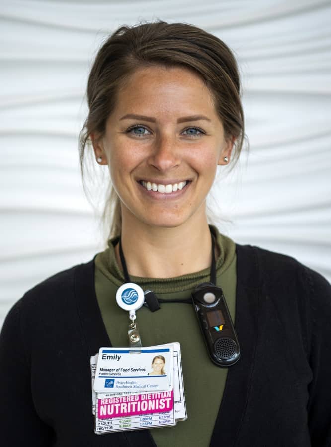 Healthcare Food Service Registered Dietitian, Emily Pelts
