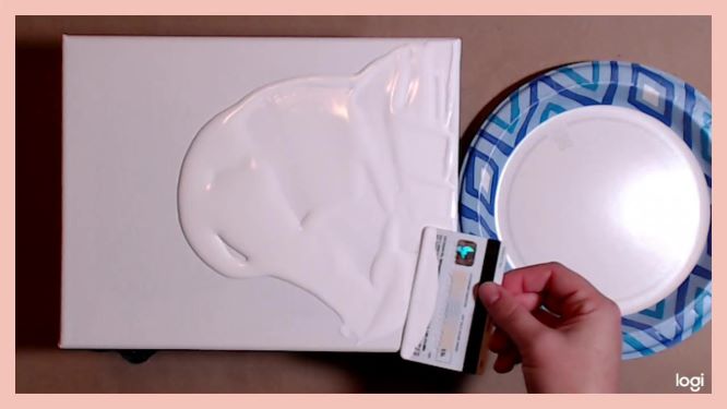 Easy String Pull Painting Flowers For Beginners Homebody Hall