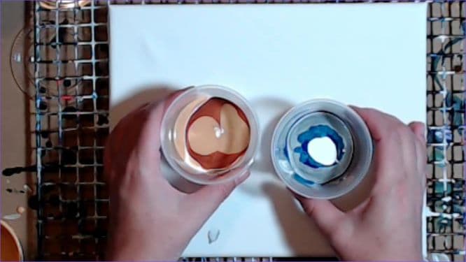 Step Step Acrylic Pouring Space Painting For Beginners Homebody Hall